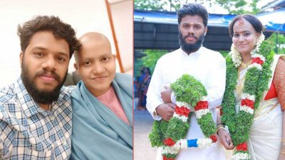 'അസുഖം നോര്‍മലായി വരുന്നു, കീമോ നിര്‍ത്തി'; ക്യാന്‍സിറിനെ പ്രണയംകൊണ്ട് തോല്‍പ്പിച്ച ഭവ്യയും സച്ചിനും സന്തോഷം പങ്കുവെയ്ക്കുന്നു
