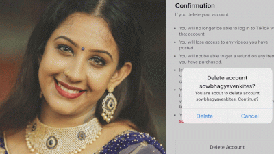 ടിക് ടോക് അക്കൗണ്ട് ഡിലീറ്റ് ചെയ്തു; തകര്‍ന്നു പോയോ എന്ന് ചോദിച്ചവര്‍ക്ക് മറുപടിയുമായി സൗഭാഗ്യ വെങ്കിടേഷ്