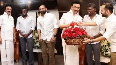 സ്റ്റാലിനൊപ്പം ഫഹദ് ഫാസില്‍; മാരി സെല്‍വരാജിനൊപ്പം നേരില്‍ കണ്ട് താരം