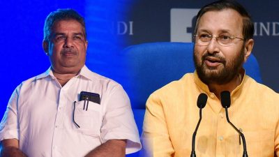 കമ്മ്യൂണിസ്റ്റു പാര്‍ട്ടി ഭരണഘടനയില്‍ വിശ്വസിക്കുന്നില്ല; സജി ചെറിയാന് വീണ്ടും രാജിവെയ്ക്കേണ്ടി വരുമെന്ന് പ്രകാശ് ജാവദേക്കര്‍