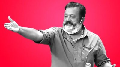 സുരേഷ്‌ ഗോപി ഇപ്പോള്‍ തൃശൂരിനെ ശരിക്കും എടുത്തിരിക്കുകയാണെന്ന് അധ്യാപിക; ഞാന്‍ എടുക്കുന്നത് കൈ കൊണ്ടല്ല, ഹൃദയം  കൊണ്ടെന്ന് തിരുത്തി നടന്‍