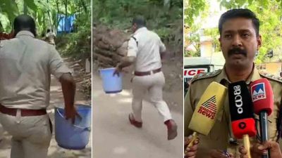 'ബക്കറ്റില്‍ നിന്നൊരു ശബ്ദം കേട്ടു, നോക്കിയപ്പോള്‍ ചോര പുരണ്ട കുഞ്ഞ്'; പൊലീസിന്റെ ഇടപെടലില്‍ നവജാത ശിശുവിന് പുനര്‍ജ്ജന്മം